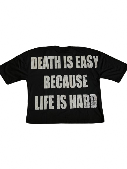 BOXY T-Shirts-Black/White