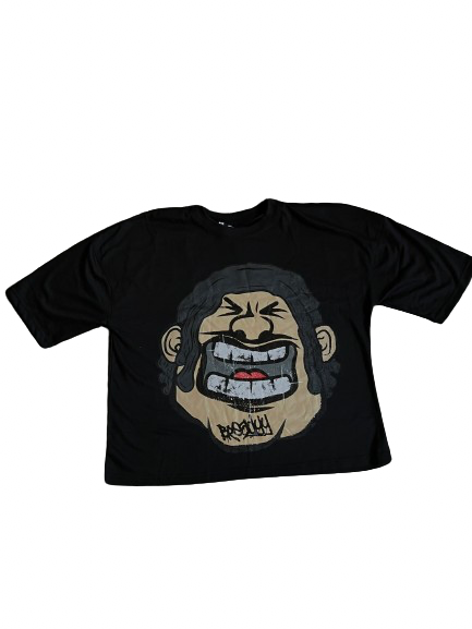 BOXY T-Shirts-Black/White